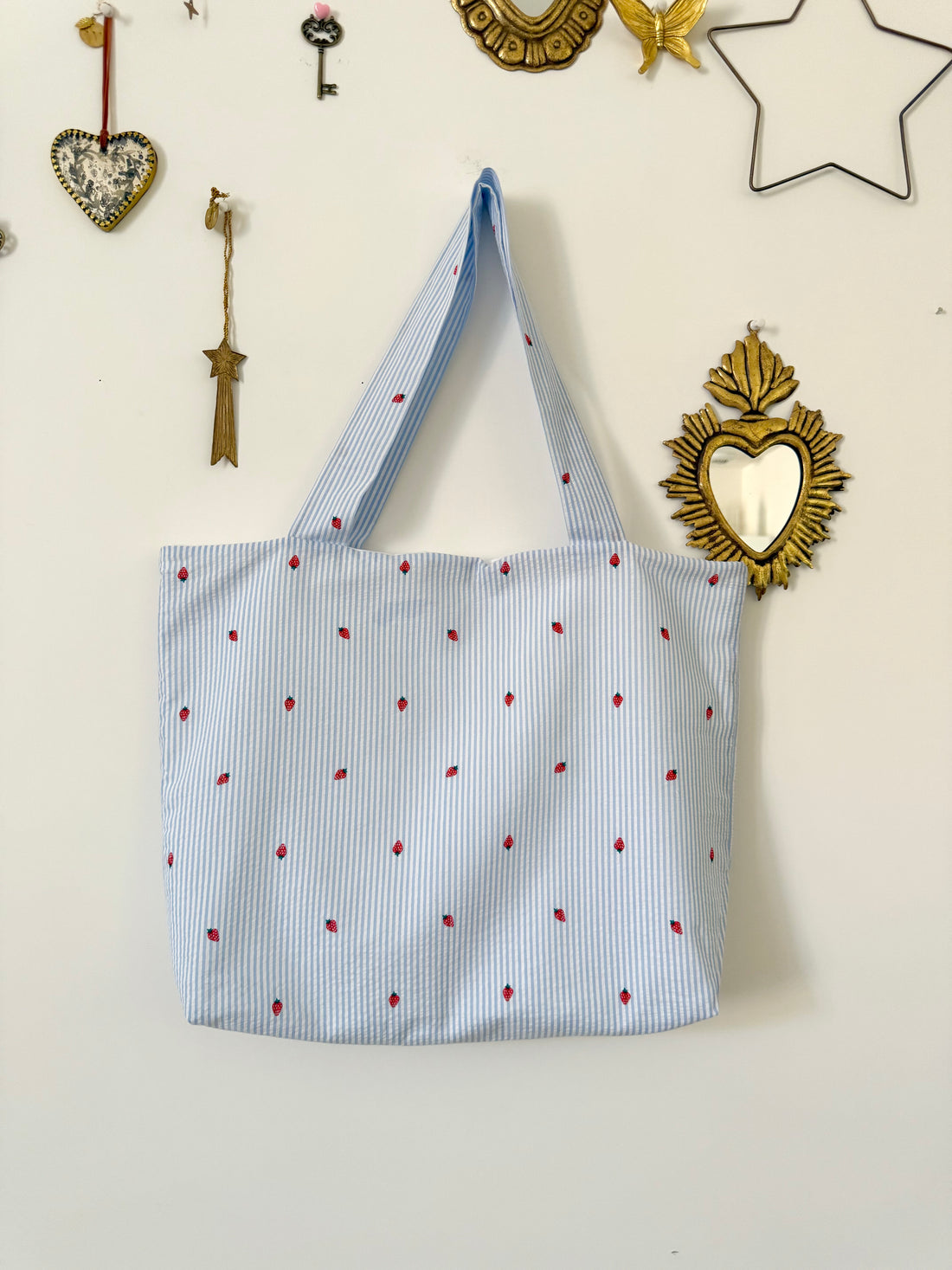 Tote bag fraises
