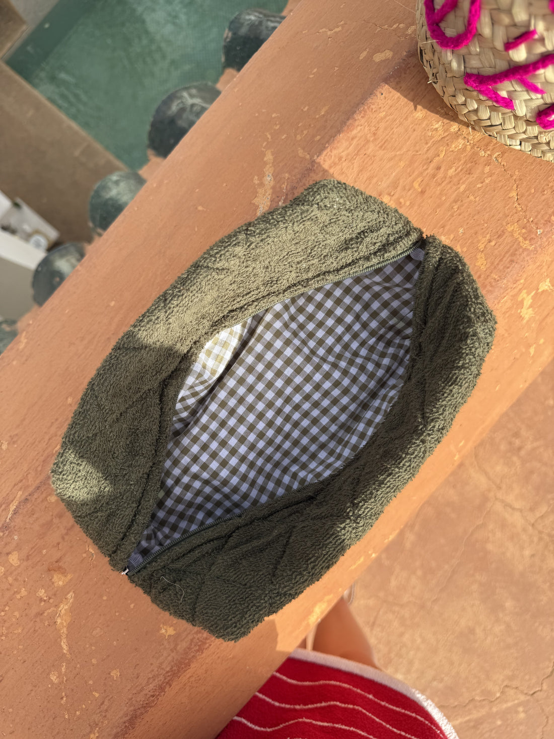 Trousse de toilette Kaki