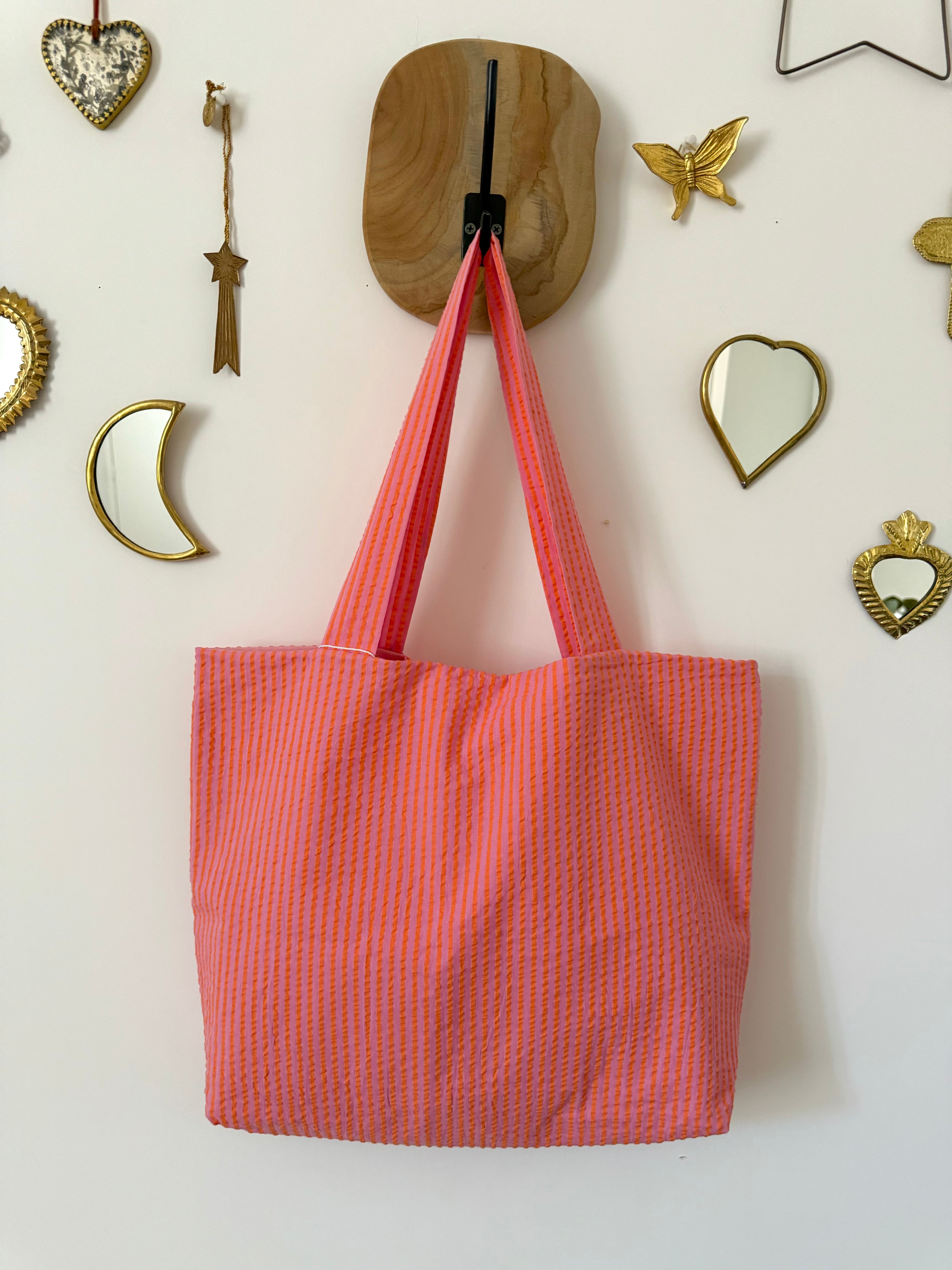 Tote bag rayures d&