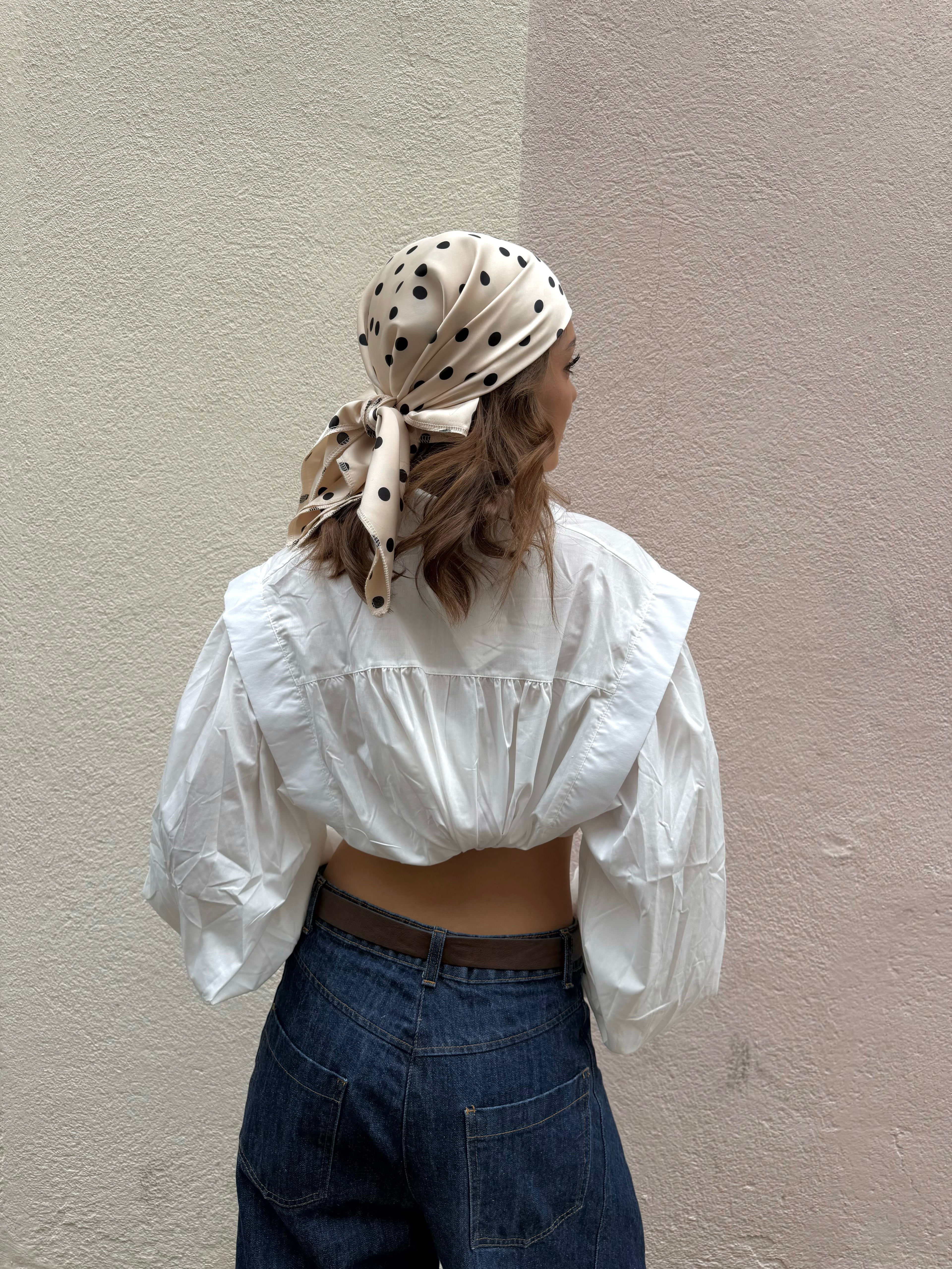 Foulard Victoire crème