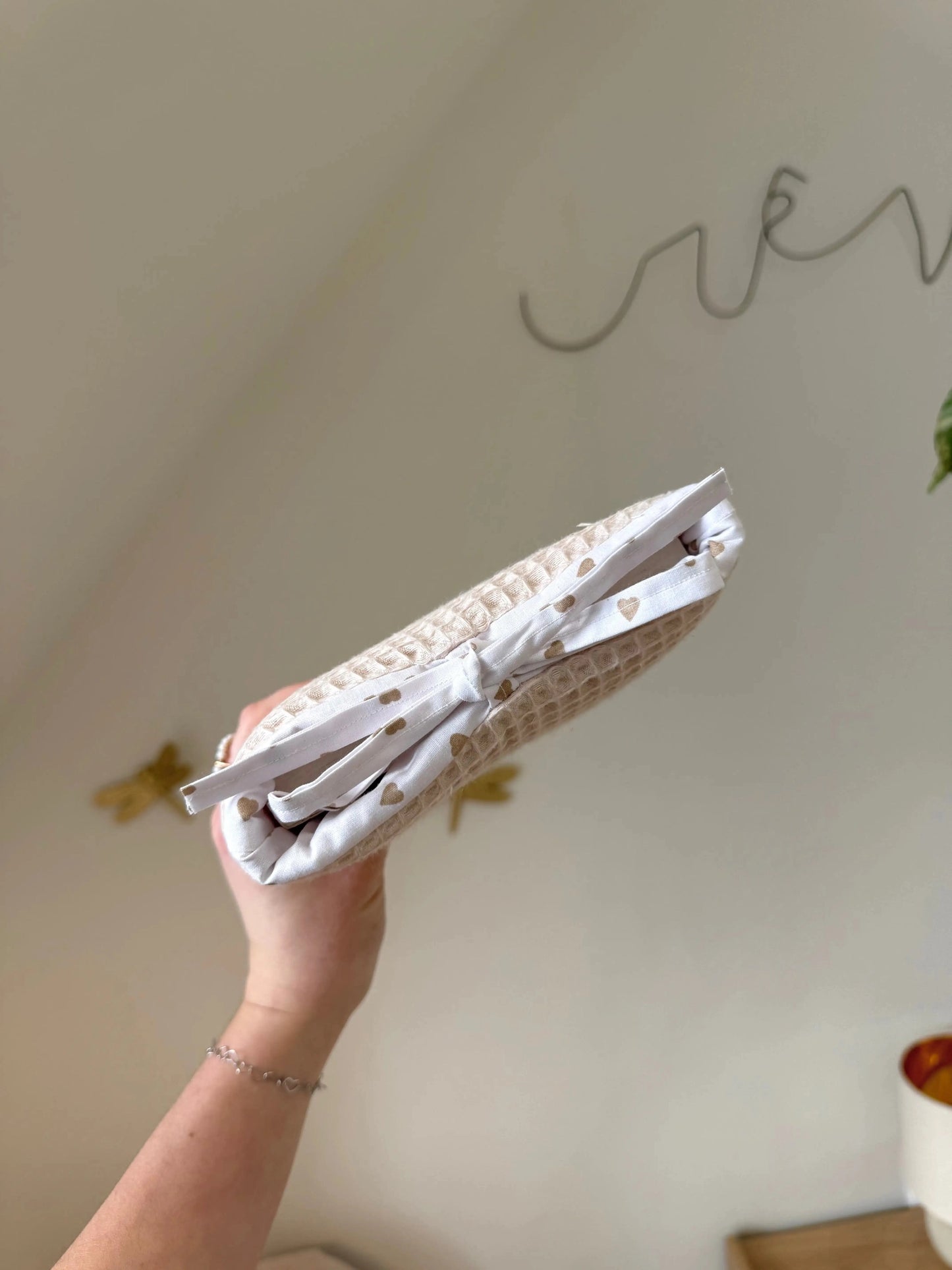 Pochette de livre Nid d'été Beige