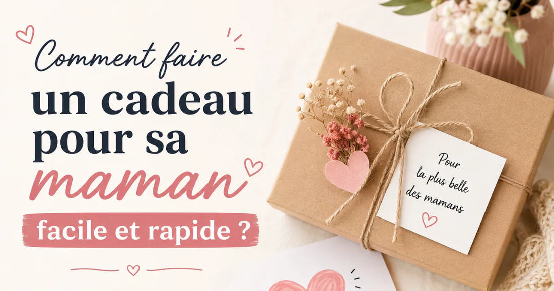 Image d’un cadeau fait main pour sa maman facile et rapide