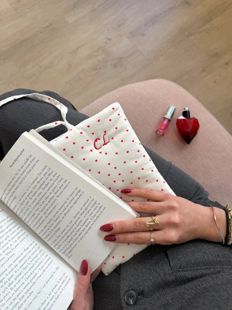 Collection pochette de livre personnalisée brodée - Poignée d'étincelles