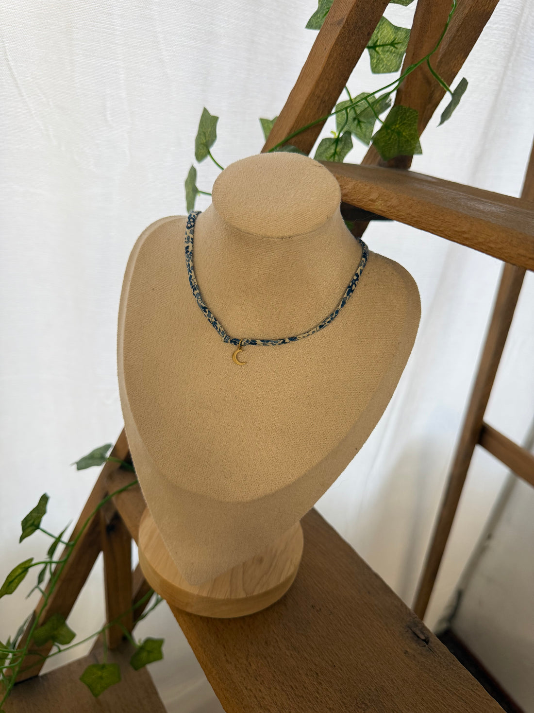 Collier liberty bleu