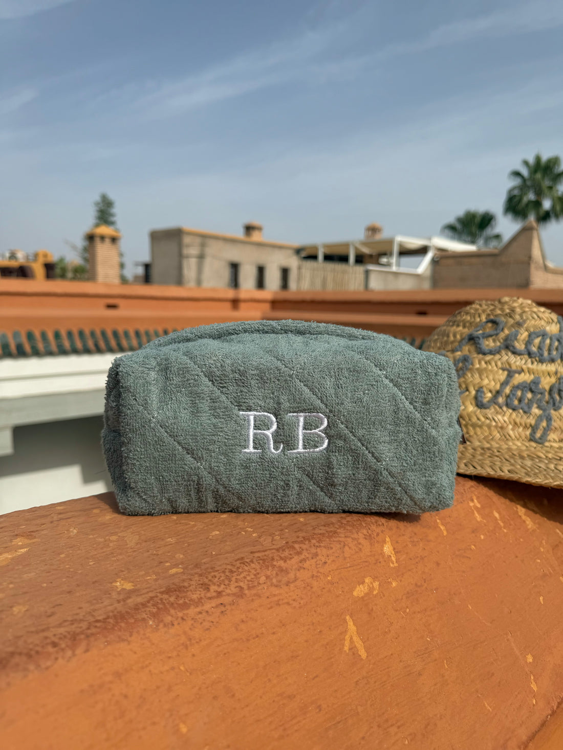 Trousse de toilette vert d&