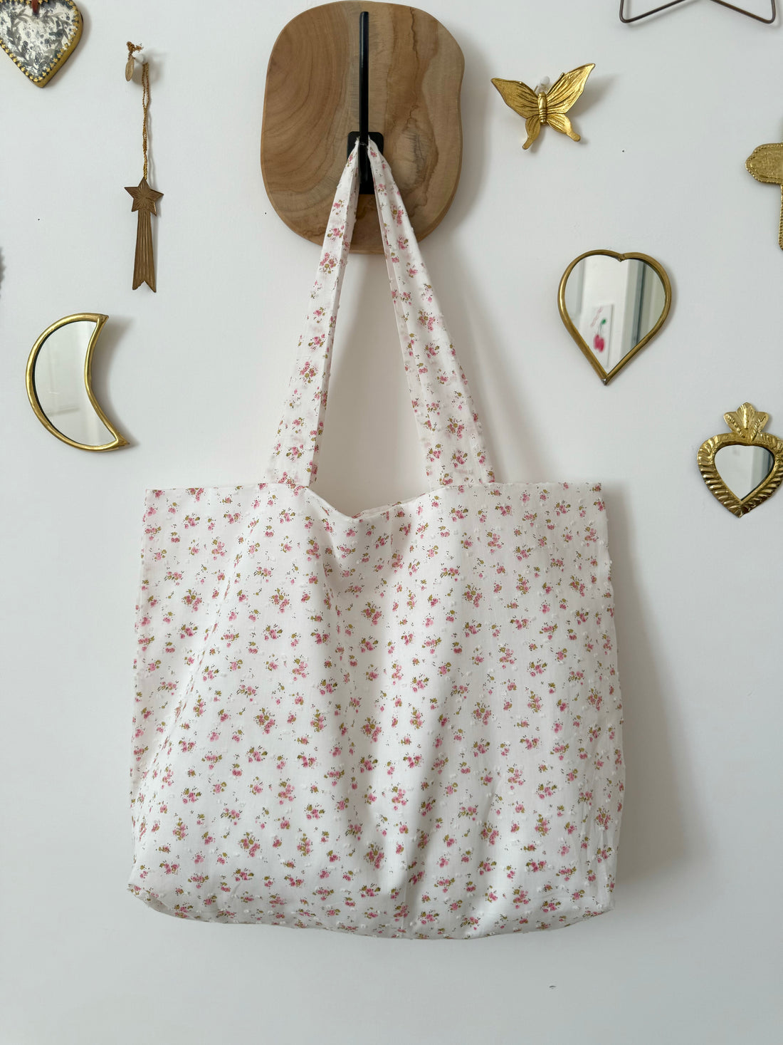 Tote bag fleurs