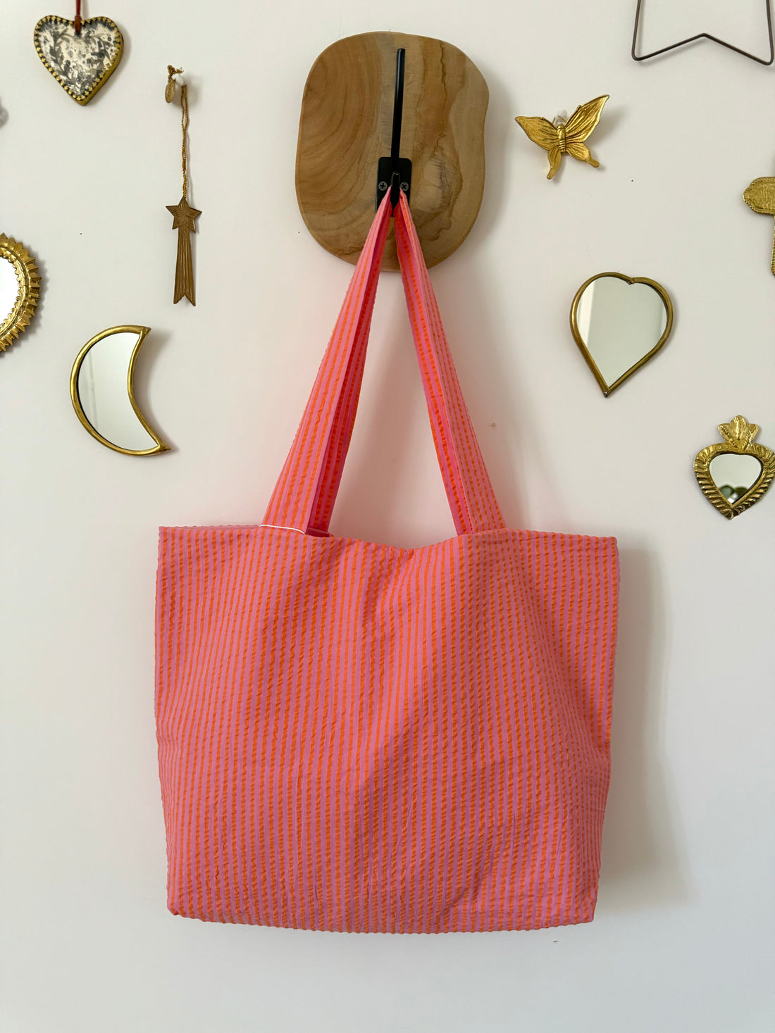 Tote bag rayures d&