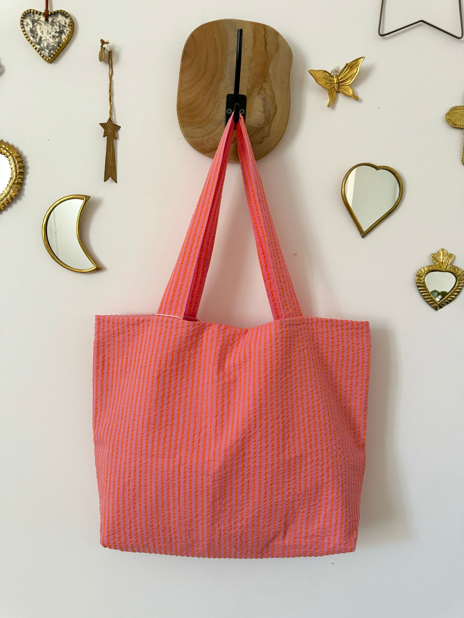 Tote bag rayures d&