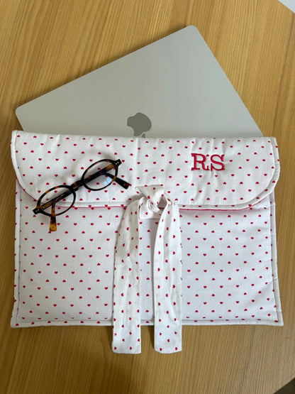 Housse d'ordinateur pluie d'amour