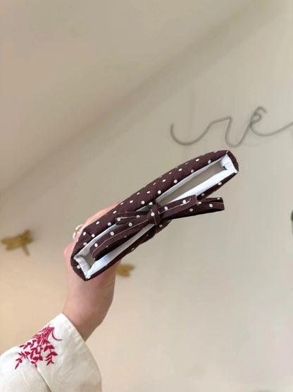 Pochette de livre Chocolat vanillé
