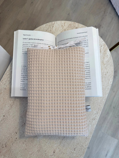 Pochette de livre Nid d'été Beige
