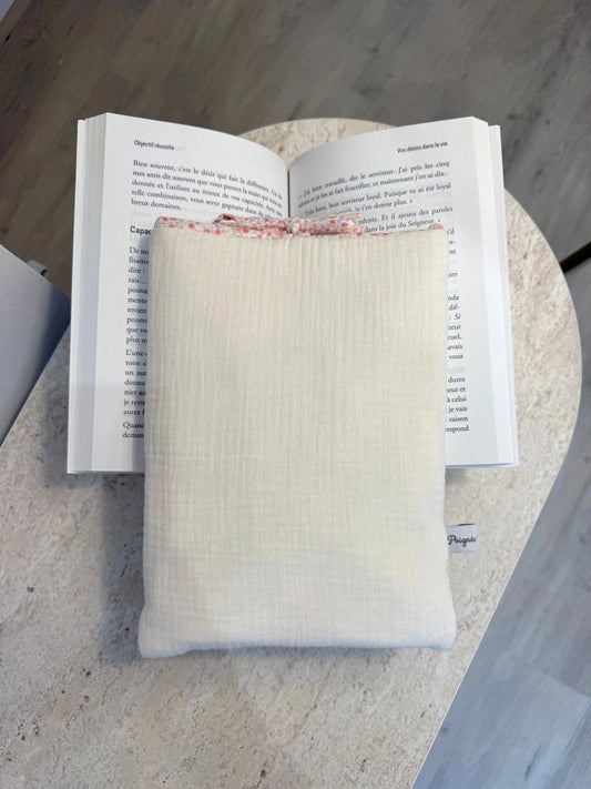 Pochette de livre Nuage crème